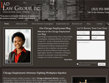 Tablet Screenshot of ladlawgroup.com